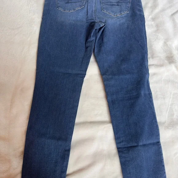 American Eagle Outfitters Dark Blue Skinny Jeans - Picture 2 of 4